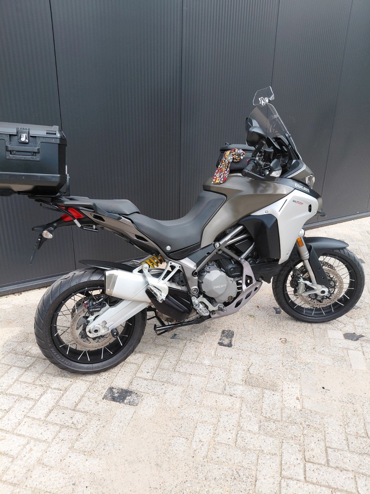 Ducati Multistrada Enduro 2018  Zeer nette staat!., Motoren, Motoren | Ducati, 2 cilinders, Particulier, Handvatverwarming, Enduro