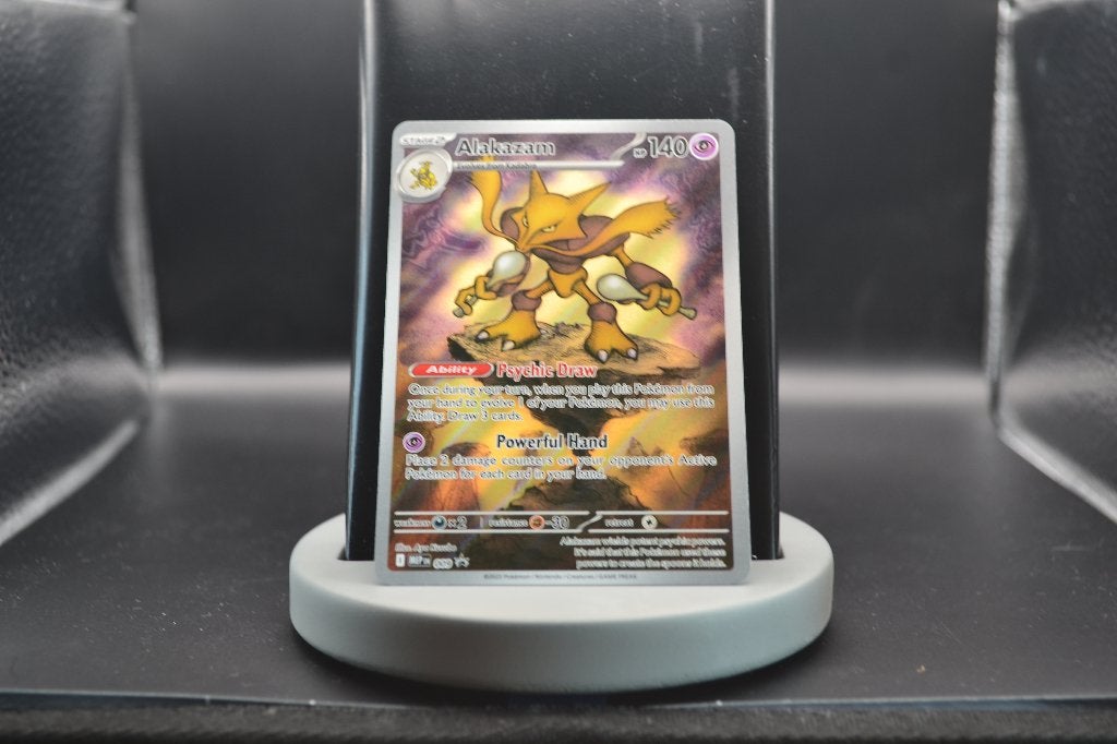 Alakazam 9 MEP Black Star Promo - Pokemon Kaart, Ophalen of Verzenden, Zo goed als nieuw, Losse kaart, Foil
