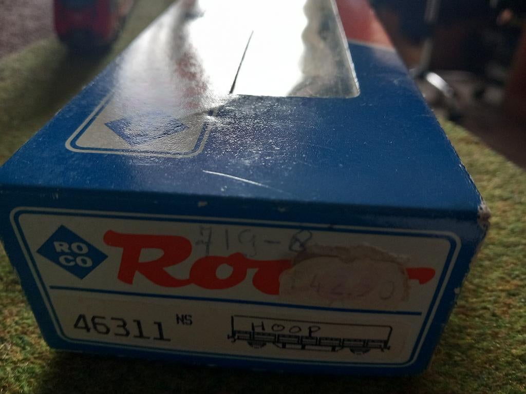 Roco goederenwagon, Ophalen, Gebruikt, Gelijkstroom, Wagon
