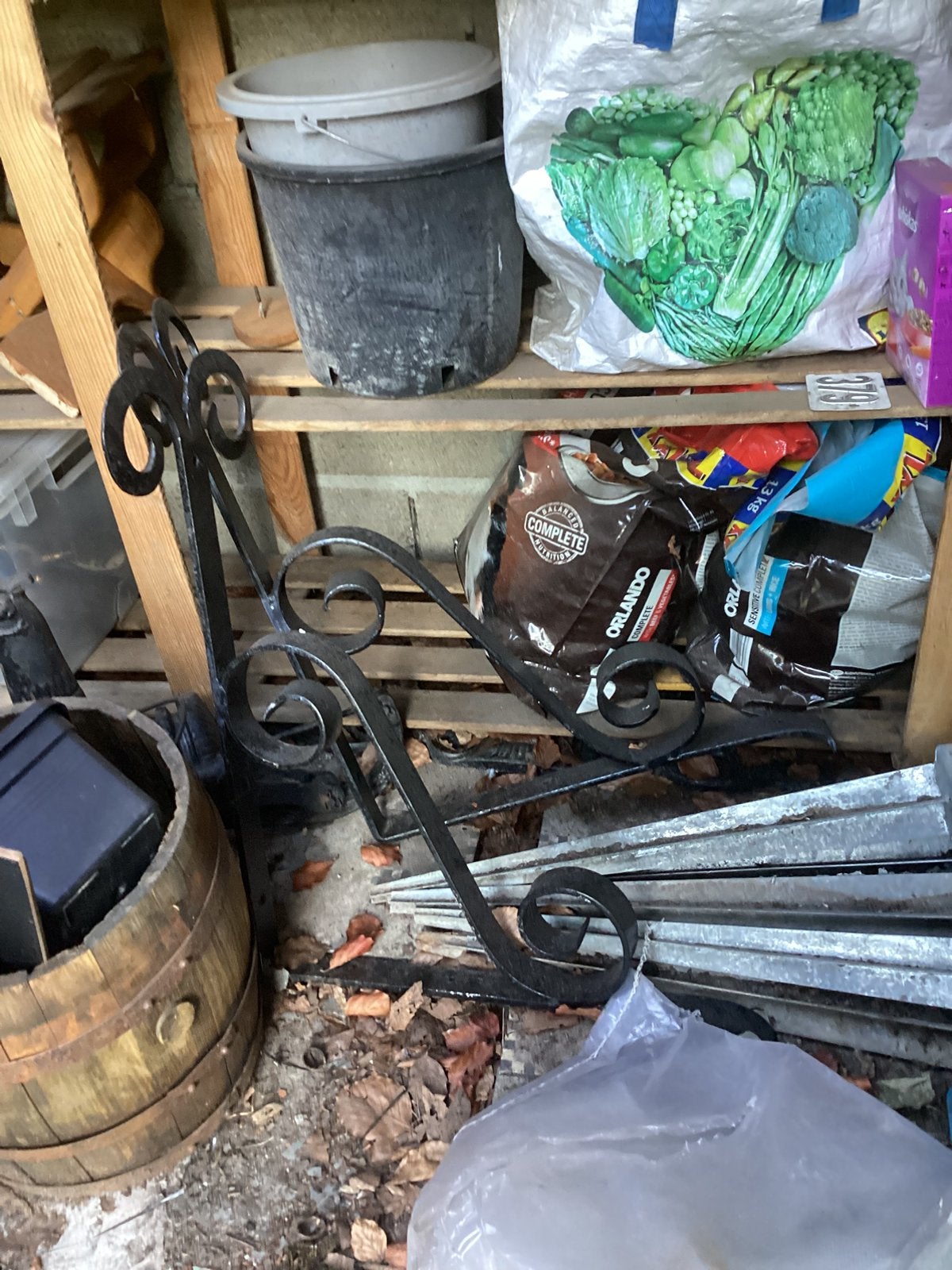 2 haken voor deurluifel, Minder dan 150 cm, Ophalen, Gebruikt, Markies