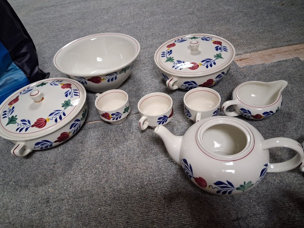 Boerenbond servies, Ophalen of Verzenden, Gebruikt, Overige stijlen, Schaal of Schalen