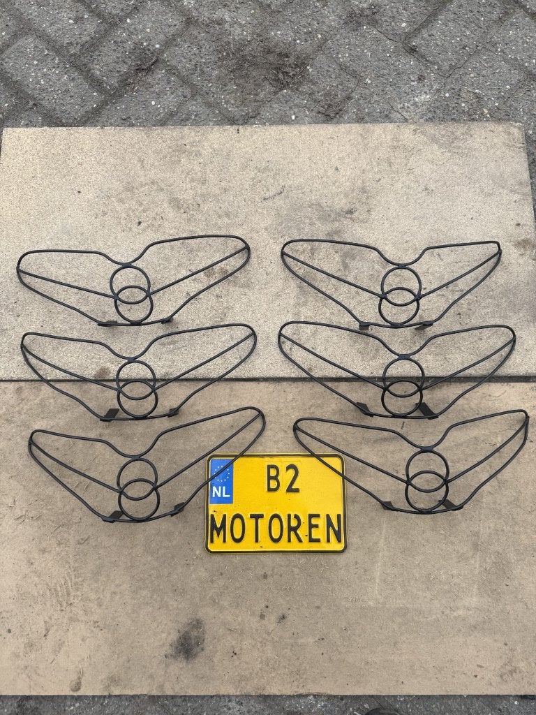 Rubber spatlappen / stofkappen (set van 6), Ophalen of Verzenden