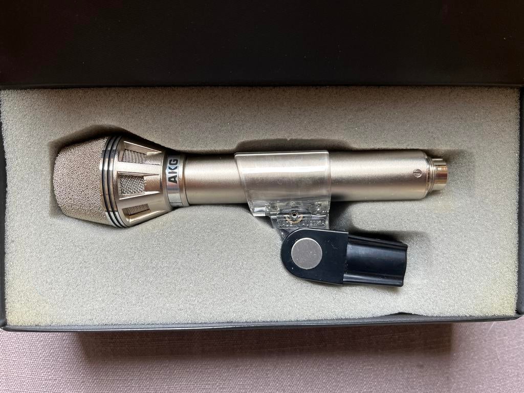 AKG D190C Microfoon(s) in originele doos met handleiding, Muziek en Instrumenten, Microfoons, Zo goed als nieuw, Overige typen