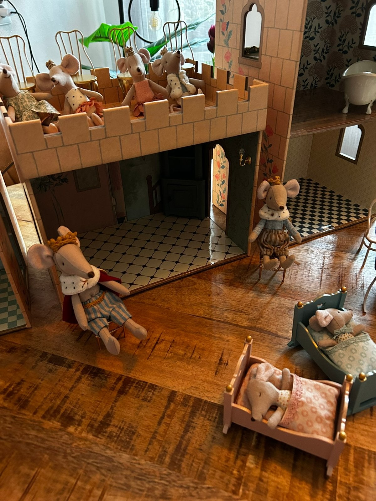 Maileg kasteel compleet, Verzamelen, Ophalen, Zo goed als nieuw, Poppenhuis