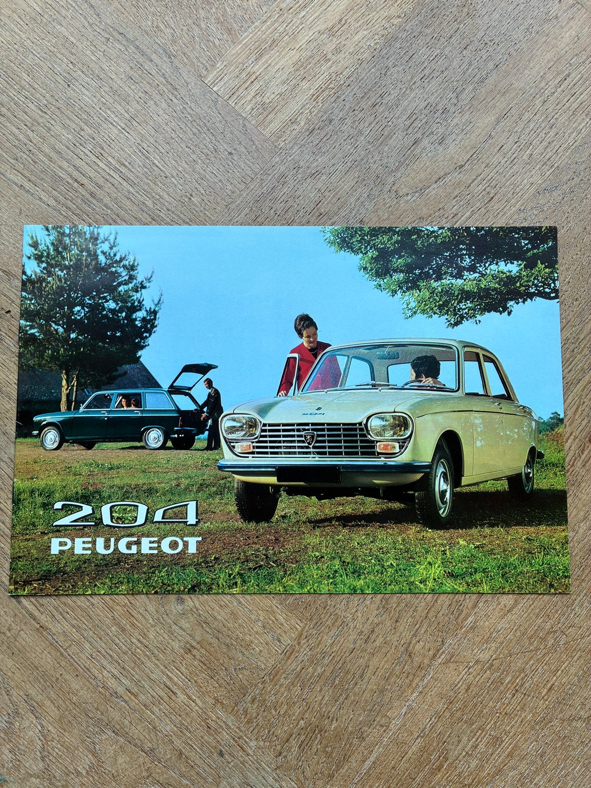 Peugeot 204 brochure 1970, Verzenden, Zo goed als nieuw, Peugeot