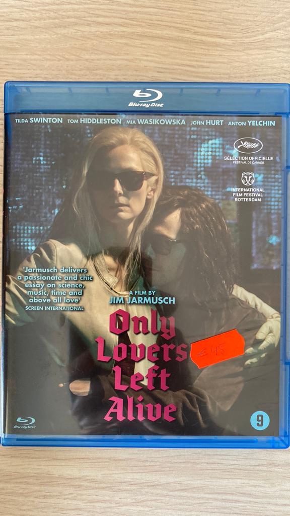 Only lovers left alive blu ray NL versie, Ophalen of Verzenden, Zo goed als nieuw, Horror