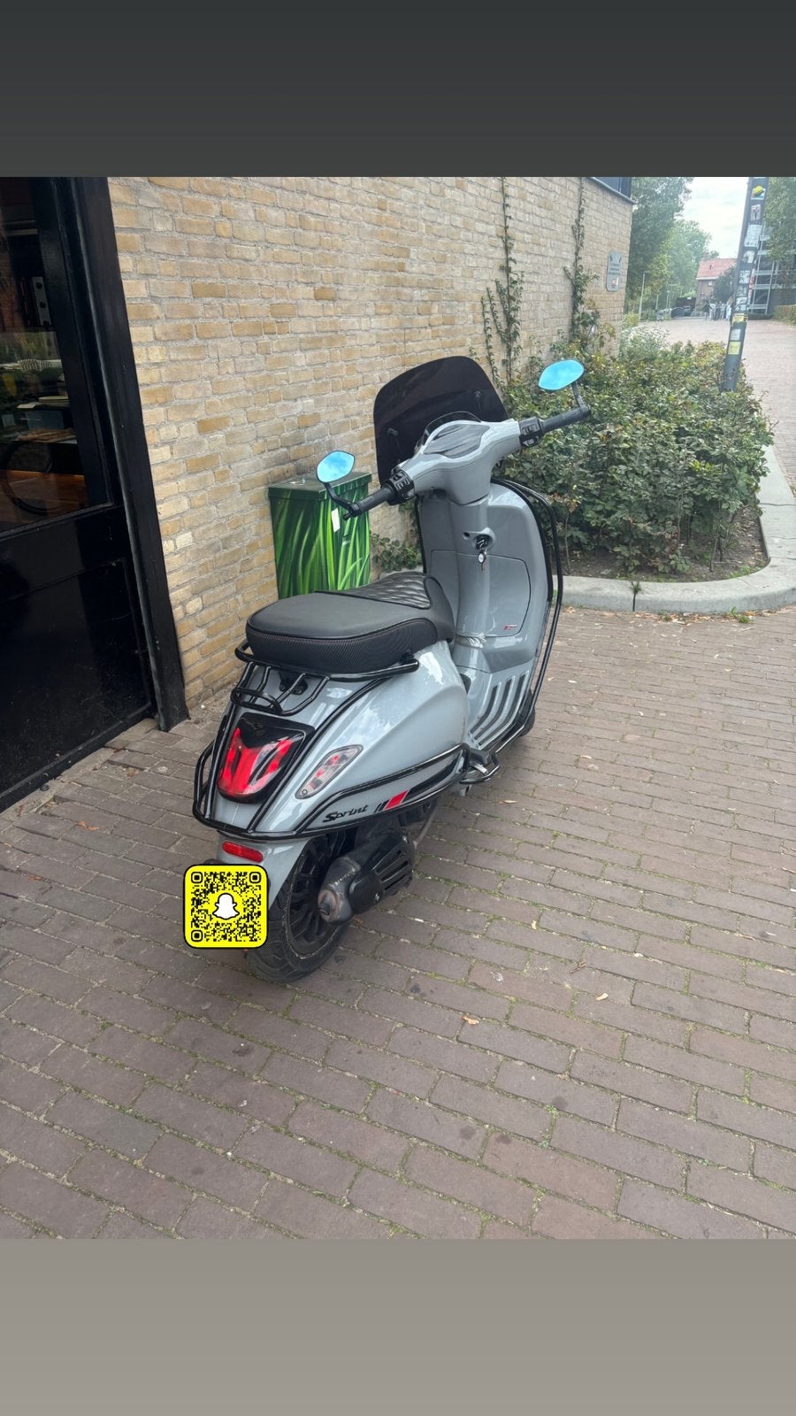 Vespa sprint nardo grey, Ophalen, Maximaal 45 km/u, Vespa S, Zo goed als nieuw