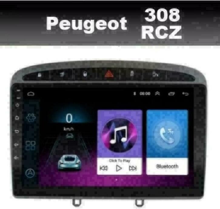 Peugeot 308 RCZ radio navigatie android 9.0 dab+ carkit 32gb, Auto diversen, Autoradio's, Nieuw, Ophalen of Verzenden