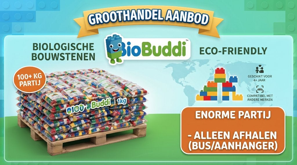 Grote partij BioBuddi bouwstenen - Duurzaam speelgoed, Ophalen, Nieuw, Overige merken