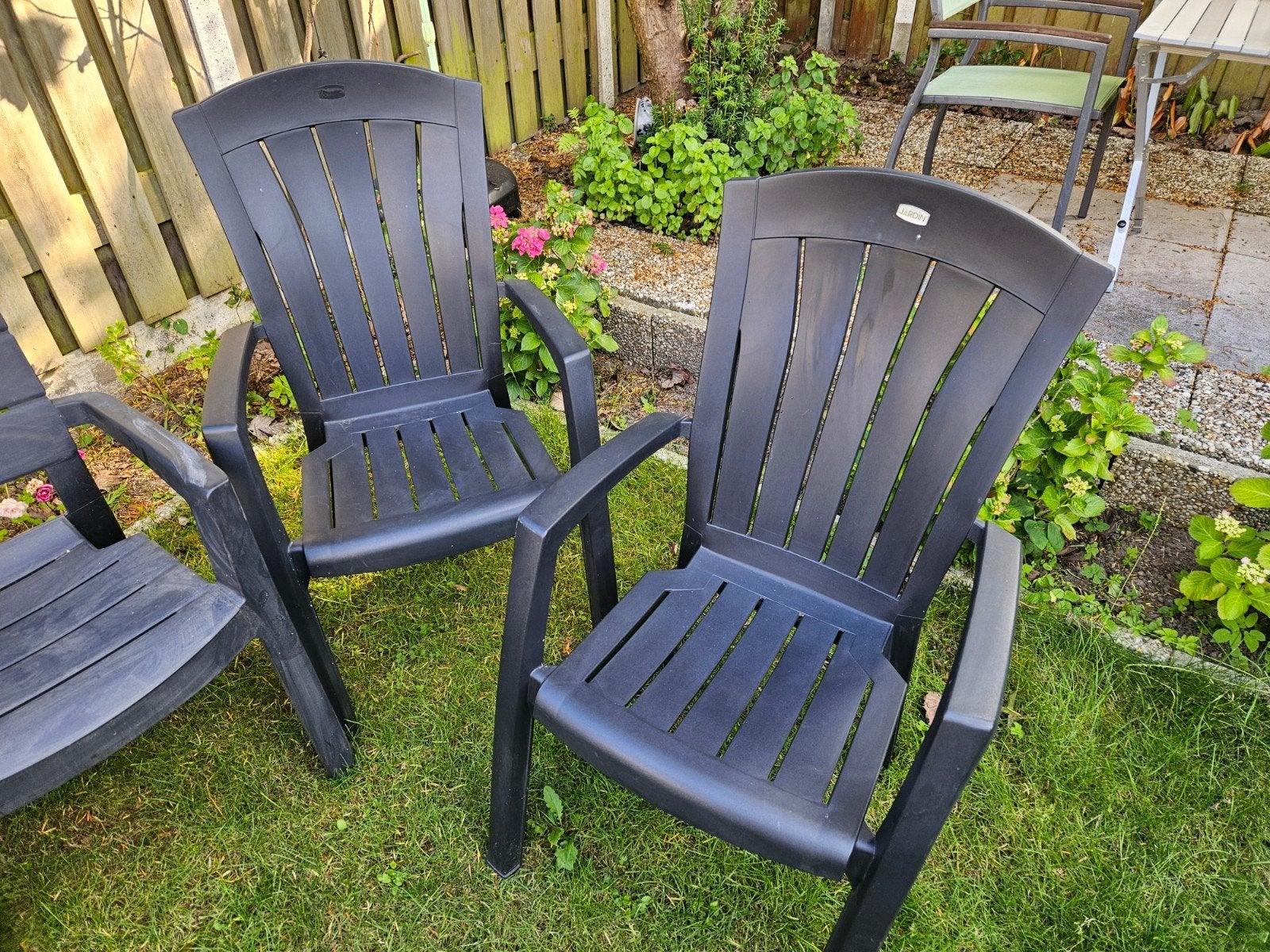 Tuin stoelen, Ophalen, Zo goed als nieuw, Kunststof