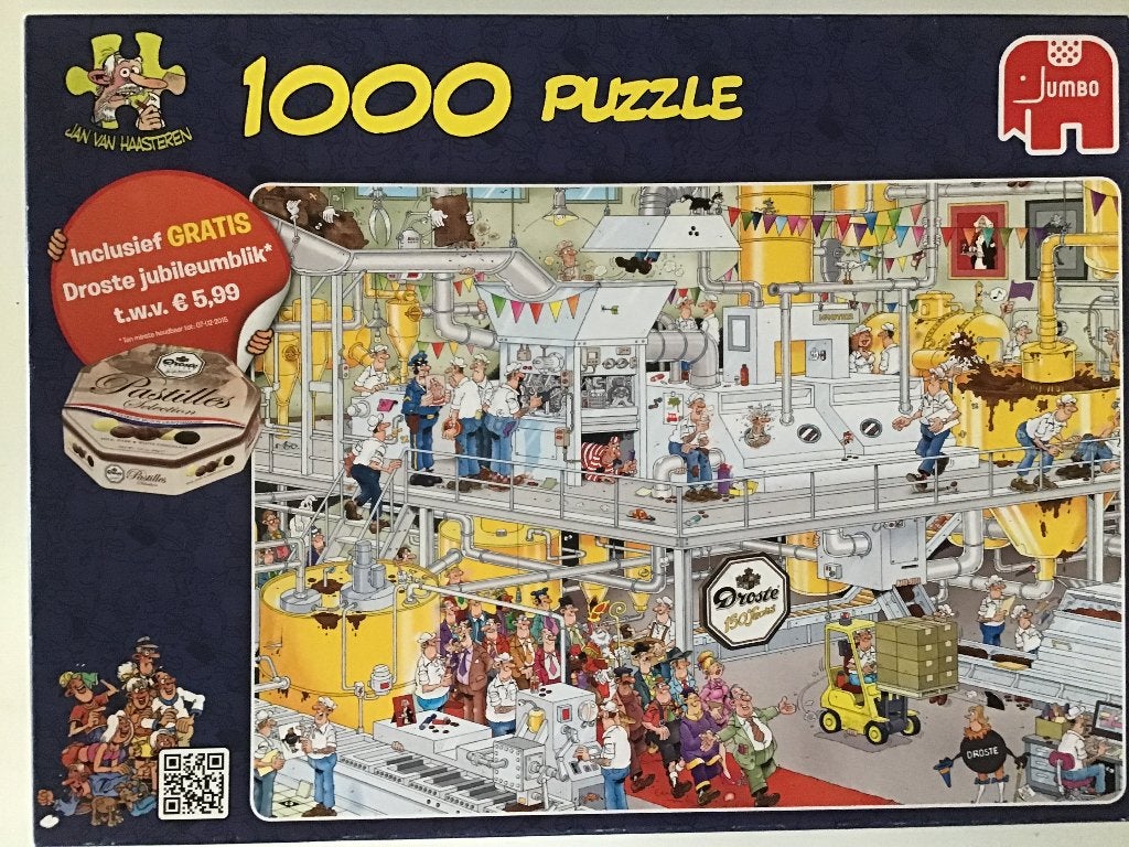 Jan van Haasteren Droste 150 jaar, Hobby en Vrije tijd, Denksport en Puzzels, Ophalen of Verzenden, 500 t/m 1500 stukjes, Nieuw