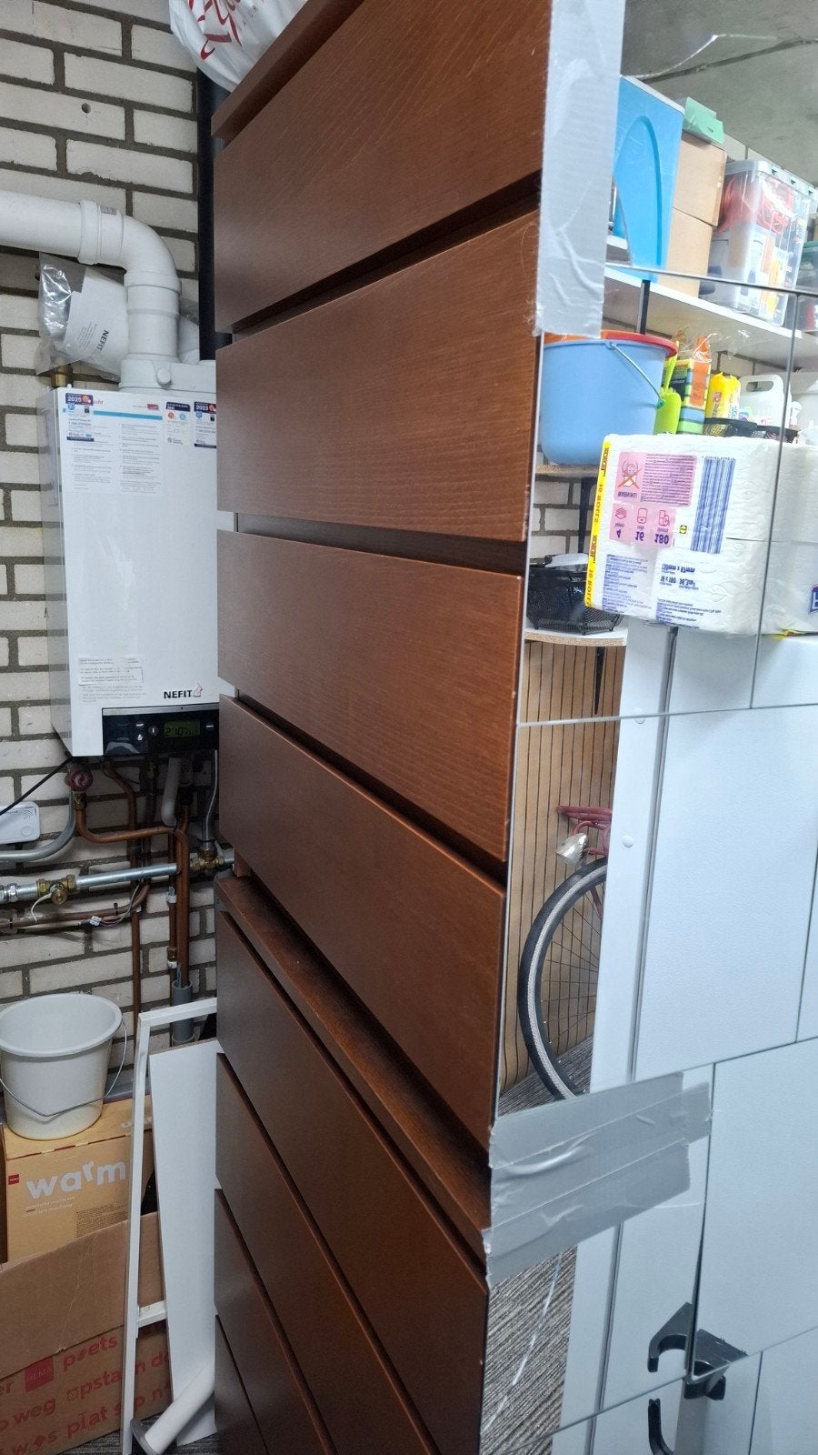 2 ikea malm ladekasten 4 lades, Ophalen, Gebruikt, 100 tot 150 cm, 50 tot 100 cm