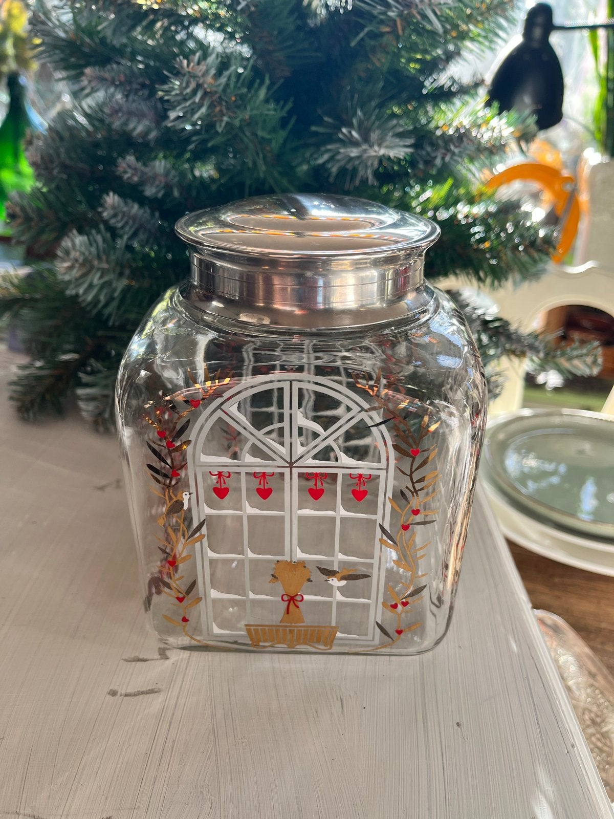 Holmegaard Kerst Bisque / Snoeppot, Ophalen of Verzenden, Nieuw