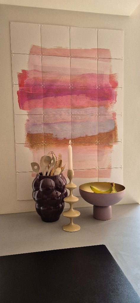 IXXI, fruitschaal en vaas, Ophalen, Schilderij, 120 cm, Meerkleurig