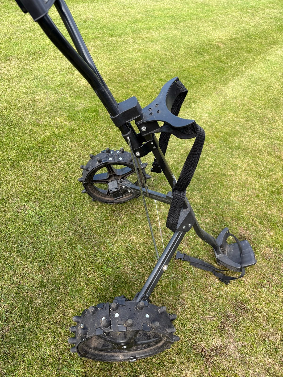 Golftrolley met winterbanden gebruikt, Sport en Fitness, Ophalen, Gebruikt, Golfkar, Overige merken