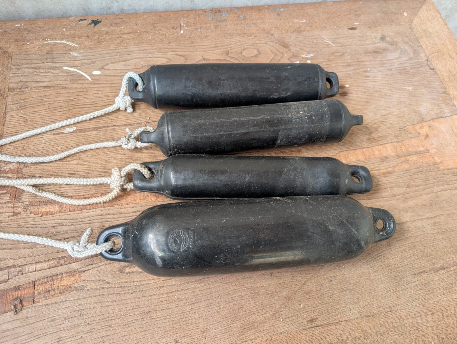 Set van 4 stootwillen voor boot, Ophalen of Verzenden, Gebruikt