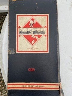 Monopoly de Luxe (eind jaren ´50), Ophalen, Gebruikt
