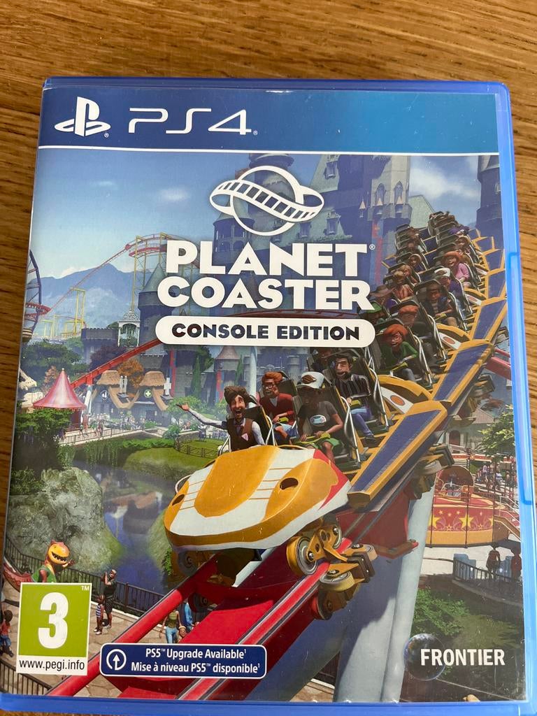 Planet Coaster Console Edition PS4 (PS5 Upgrade), Ophalen, 1 speler, Zo goed als nieuw, Vanaf 3 jaar