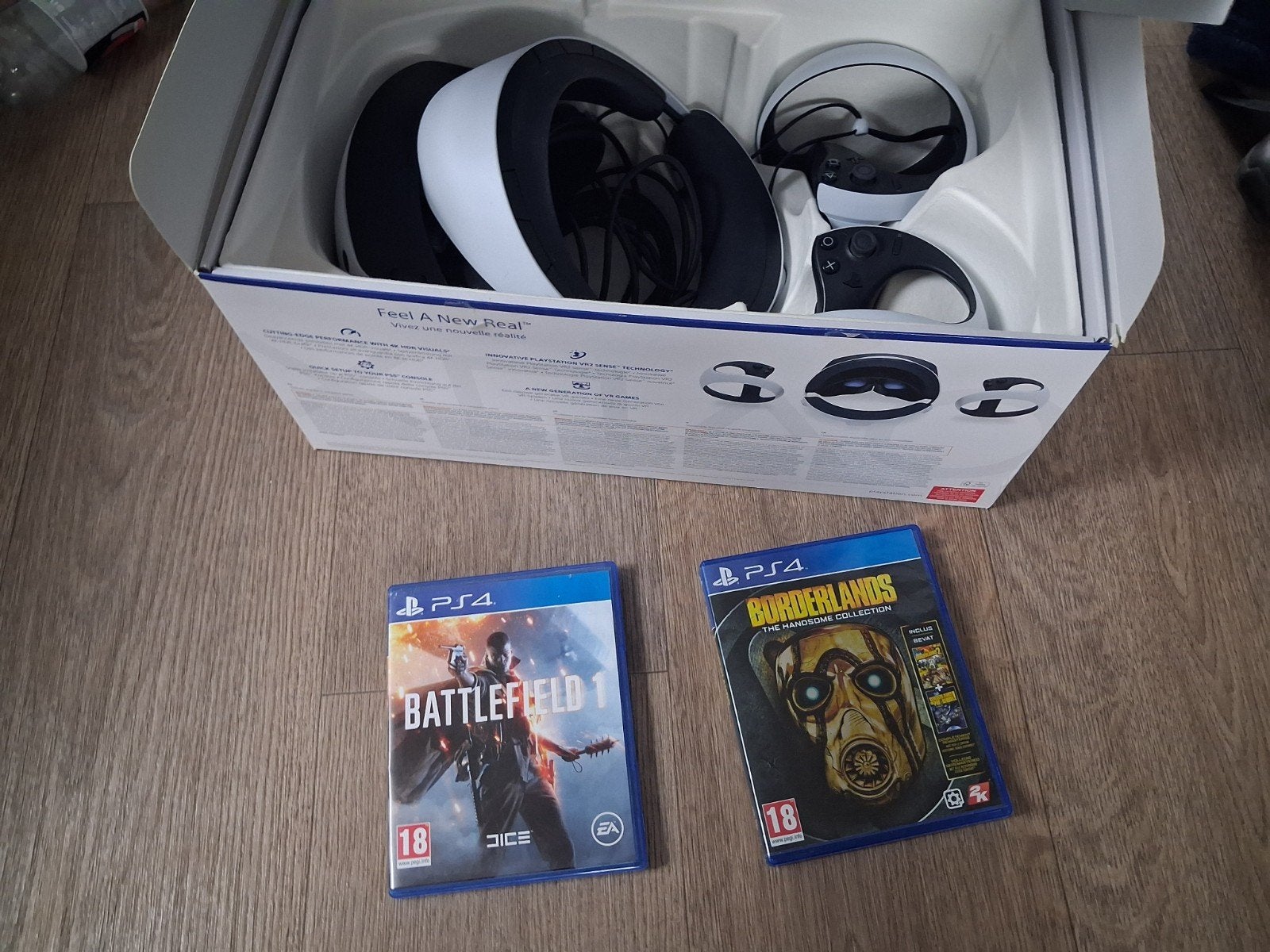 Sony PlayStation VR2 met controllers en games, Ophalen of Verzenden, Zo goed als nieuw, VR-bril, Sony PlayStation
