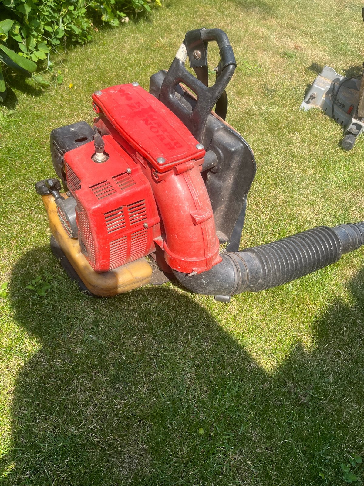 Krachtige Shindaiwa EB430 Bladblazer op Benzine, Ophalen, Gebruikt, Benzine, Ruggedragen