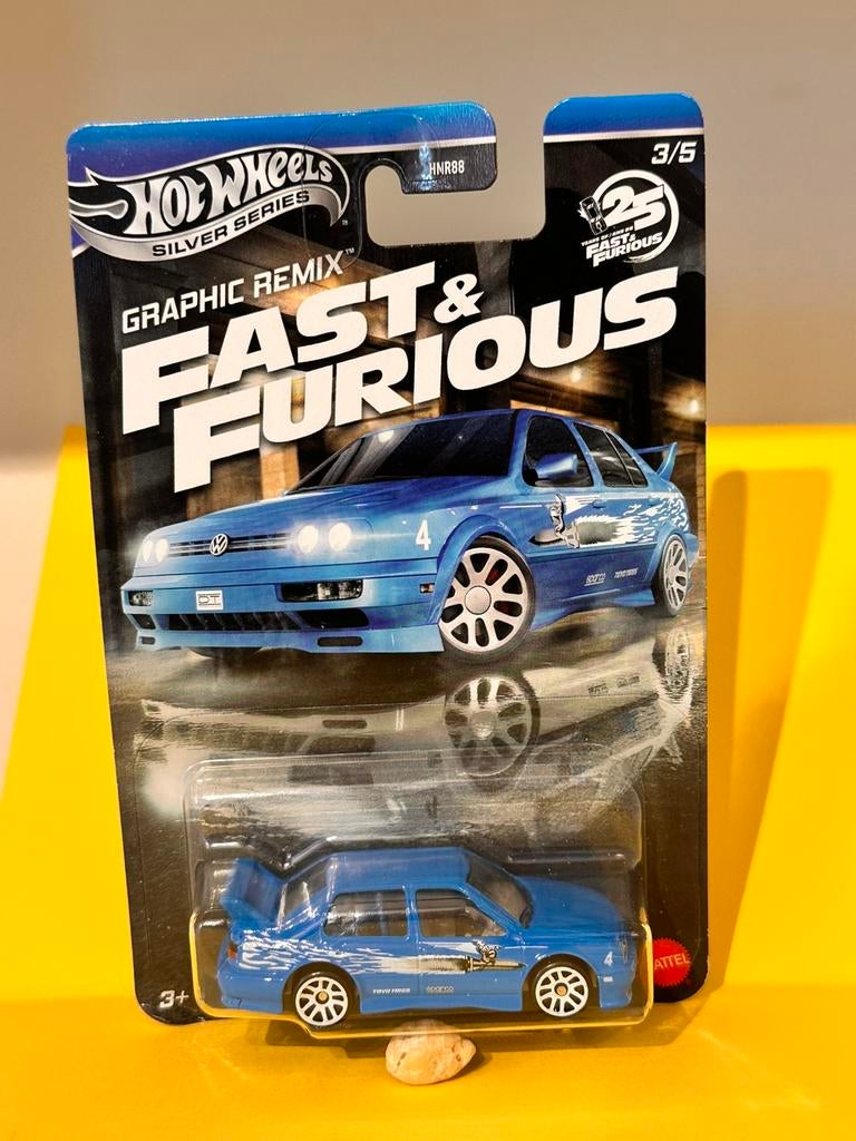 Hotwheels 1:64 / F&F Volkswagen Jetta MK3, Ophalen of Verzenden, Zo goed als nieuw, Auto