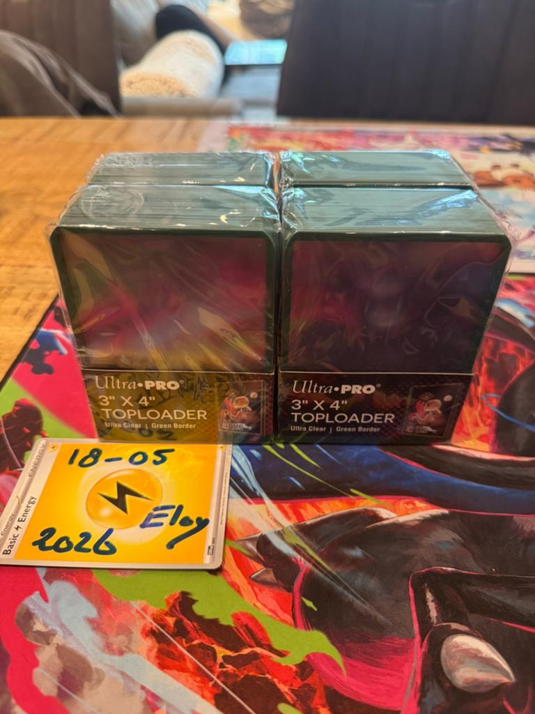 Toploaders voor pokemon kaarten 25 stuks, Ophalen of Verzenden, Zo goed als nieuw