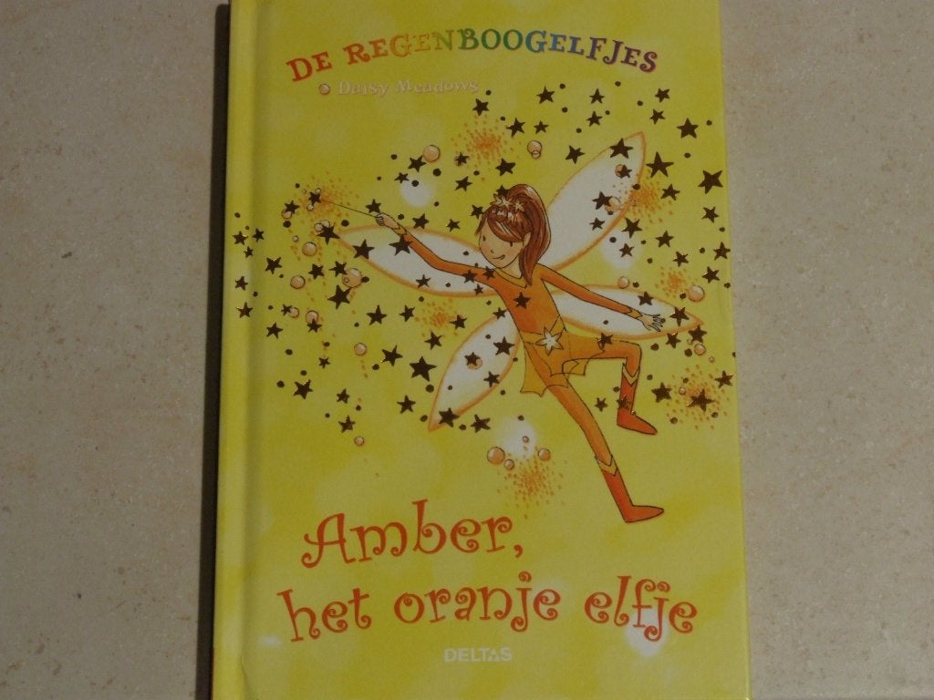 De Regenboogelfjes: Amber, het oranje elfje / Daisy Meadows, Boeken, Kinderboeken | Jeugd | onder 10 jaar, Ophalen of Verzenden