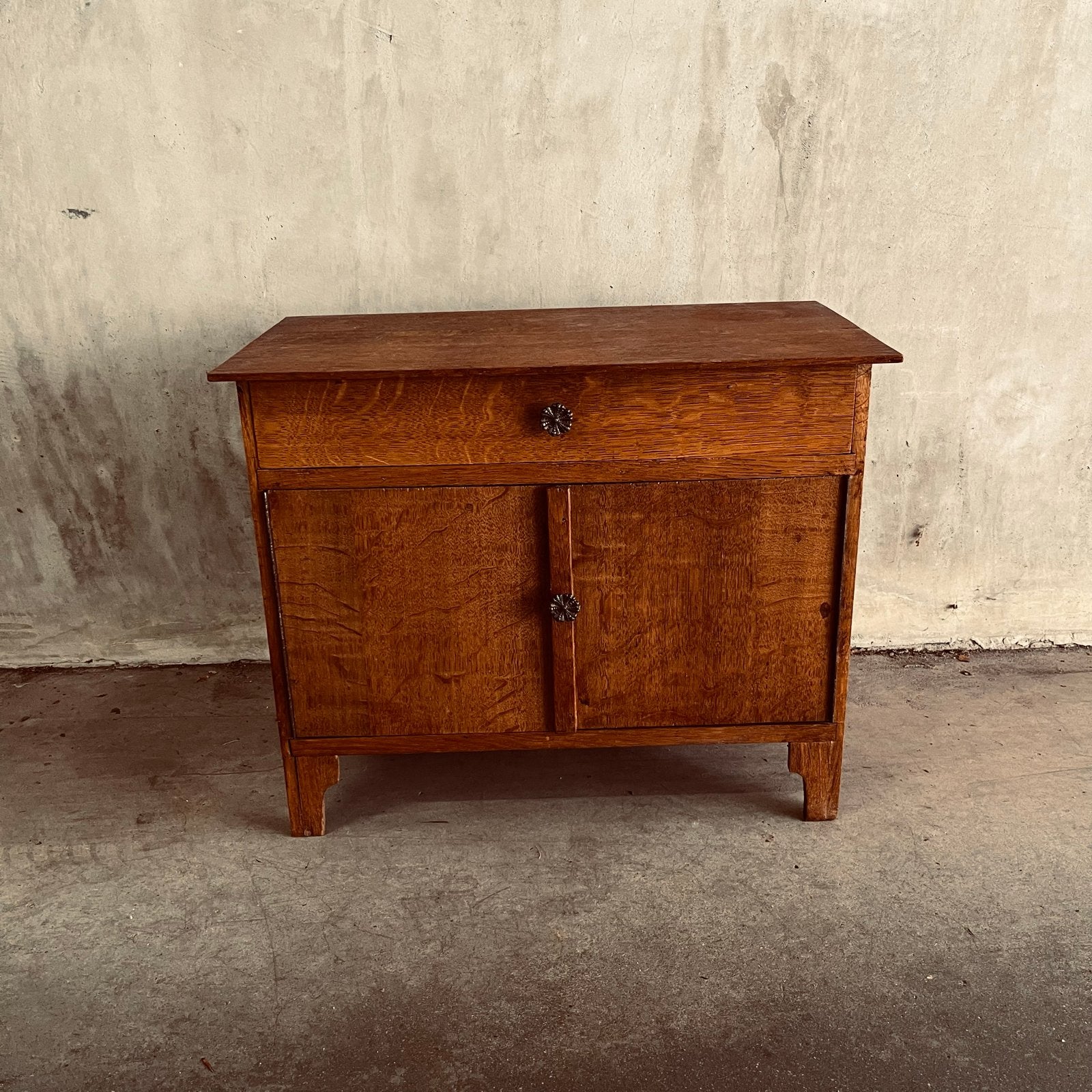 Vintage houten handgemaakt kastje, 63x34x52 cm, Ophalen
