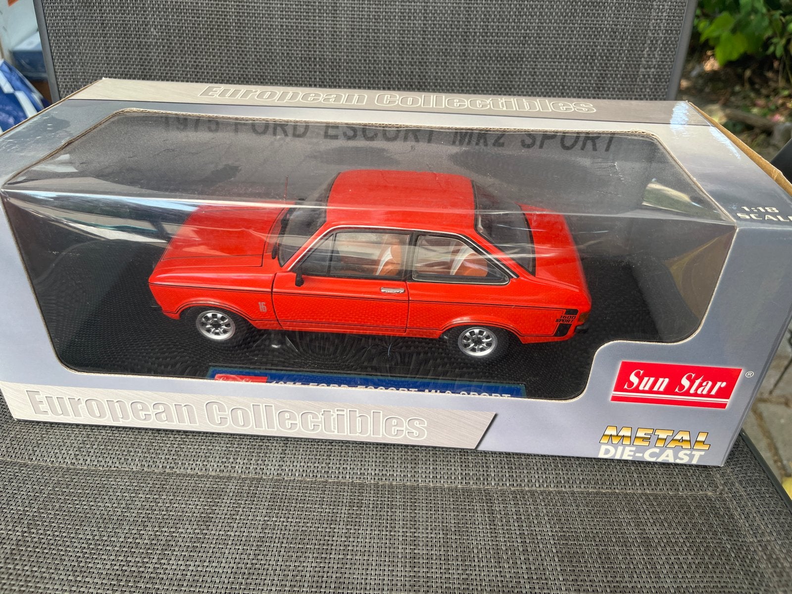 Sun Star 1975 Ford Escort MK2 Sport - Schaalmodel, Ophalen of Verzenden, Nieuw, Auto, Sun Star