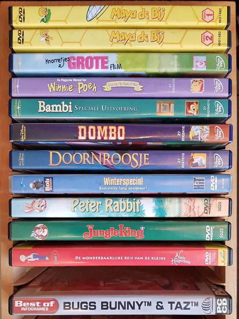 FILMS voor JONGE KINDEREN oa.Disney - Originele kwaliteit, Alle leeftijden, Ophalen of Verzenden, Zo goed als nieuw