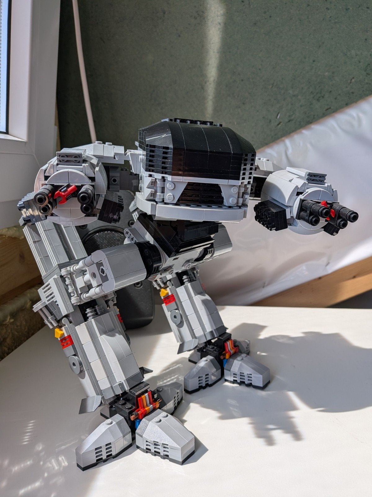 Robocop ED-209 van originele Lego blokjes, Ophalen of Verzenden, Gebruikt, Overige merken