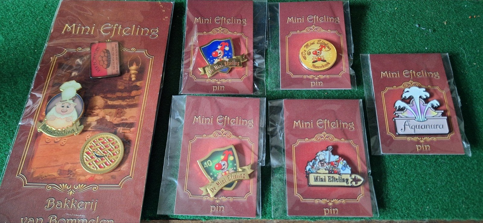 Mini Efteling Pins - Dubbelen te ruil/koop, Verzamelen, Ophalen of Verzenden, Zo goed als nieuw, Button of Speldje