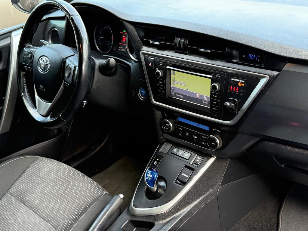Toyota Auris Touring Sports 1.8 Hybrid Lease+ Panoramadak Na, Euro 5, Stof, Gebruikt, Origineel Nederlands