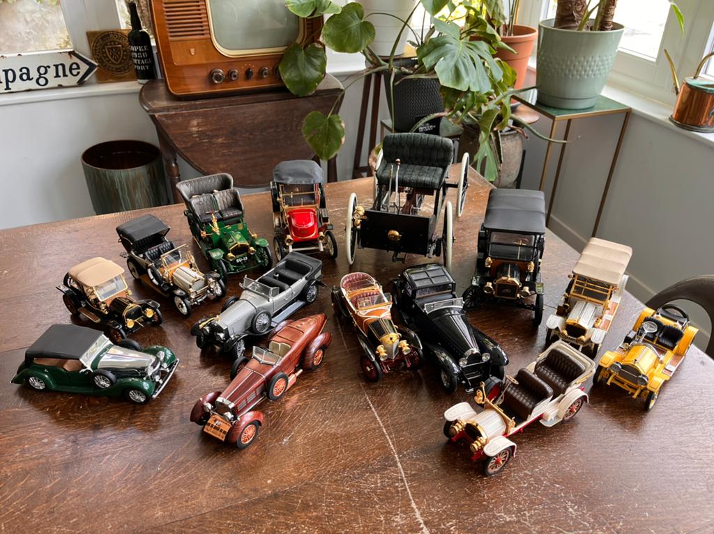 Collectie 14 Franklin Mint vintage modelauto’s Rolls Ford ea, Ophalen of Verzenden, Zo goed als nieuw, Auto, Overige merken