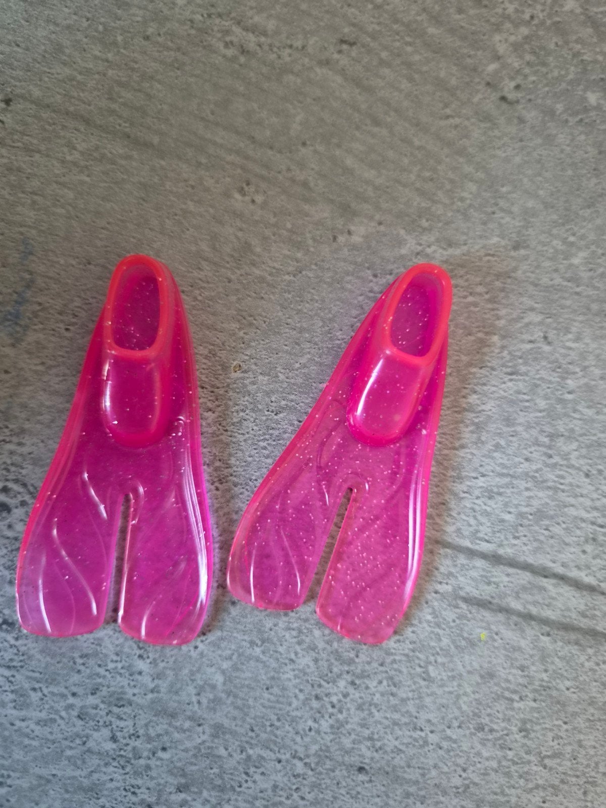 Roze Barbie zwemvliezen met glitters, Ophalen of Verzenden, Gebruikt