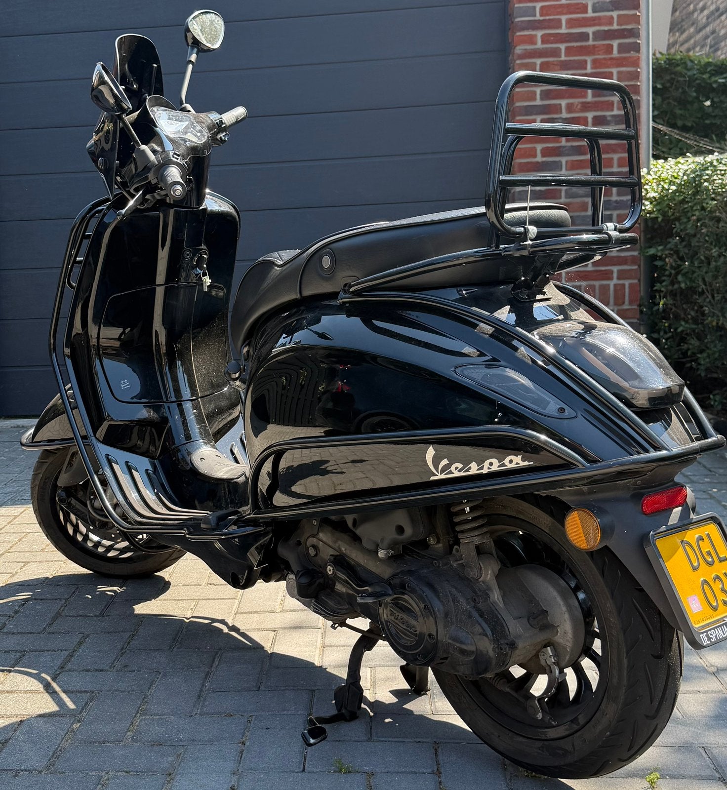 Vespa Sprint 50 4T – Zwart – 45 km/u – Slechts 6.200 km, Fietsen en Brommers, Scooters | Vespa, Ophalen, Maximaal 45 km/u, Vespa S