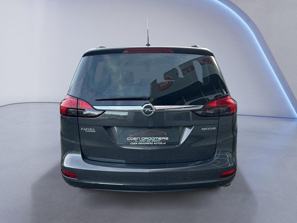 Opel Zafira Tourer 1.4 Design Edition 7p /Apple carplay/stoe, Auto's, Opel, Euro 5, Stof, Gebruikt, Zwart