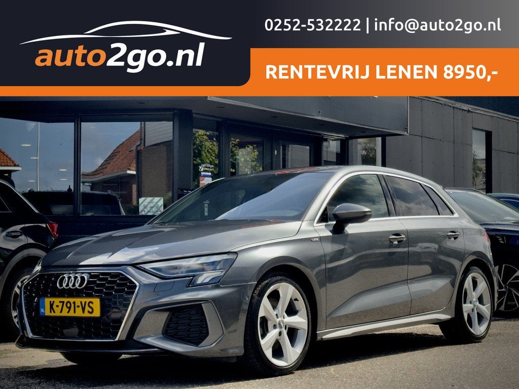Audi A3 Sportback 35 TFSI AUT7 2X S-LINE EDITION ONE NAVI CA, Auto's, Audi, Te koop, A3, ABS, Achteruitrijcamera, Adaptive Cruise Control