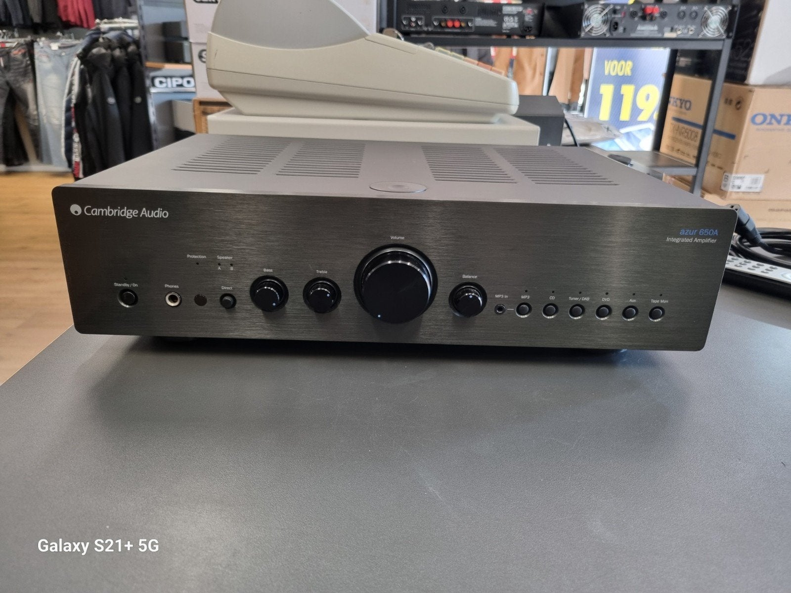 ✅Cambridge Audio Azur 650A versterker incl.afstandsbediening, Overige merken, -, -, Ophalen of Verzenden