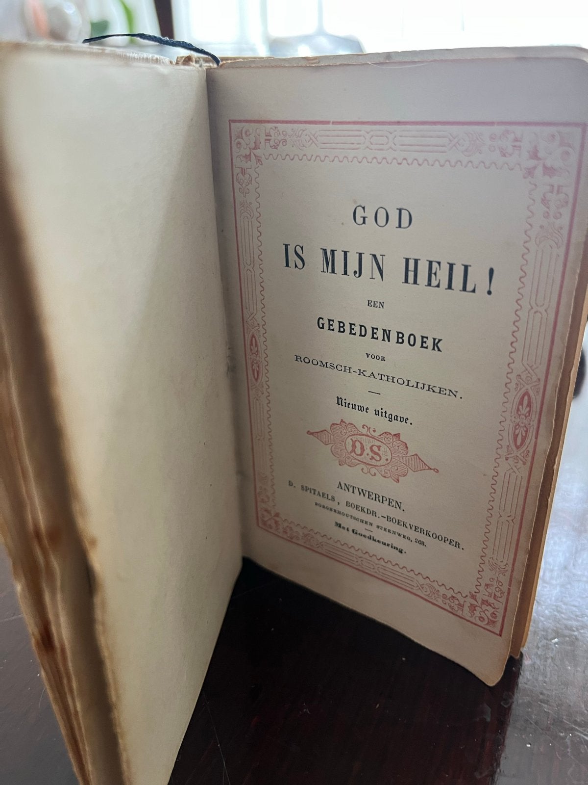 Antiek Gebedenboek 'God is mijn Heil!' met ivoren kaft, Ophalen of Verzenden