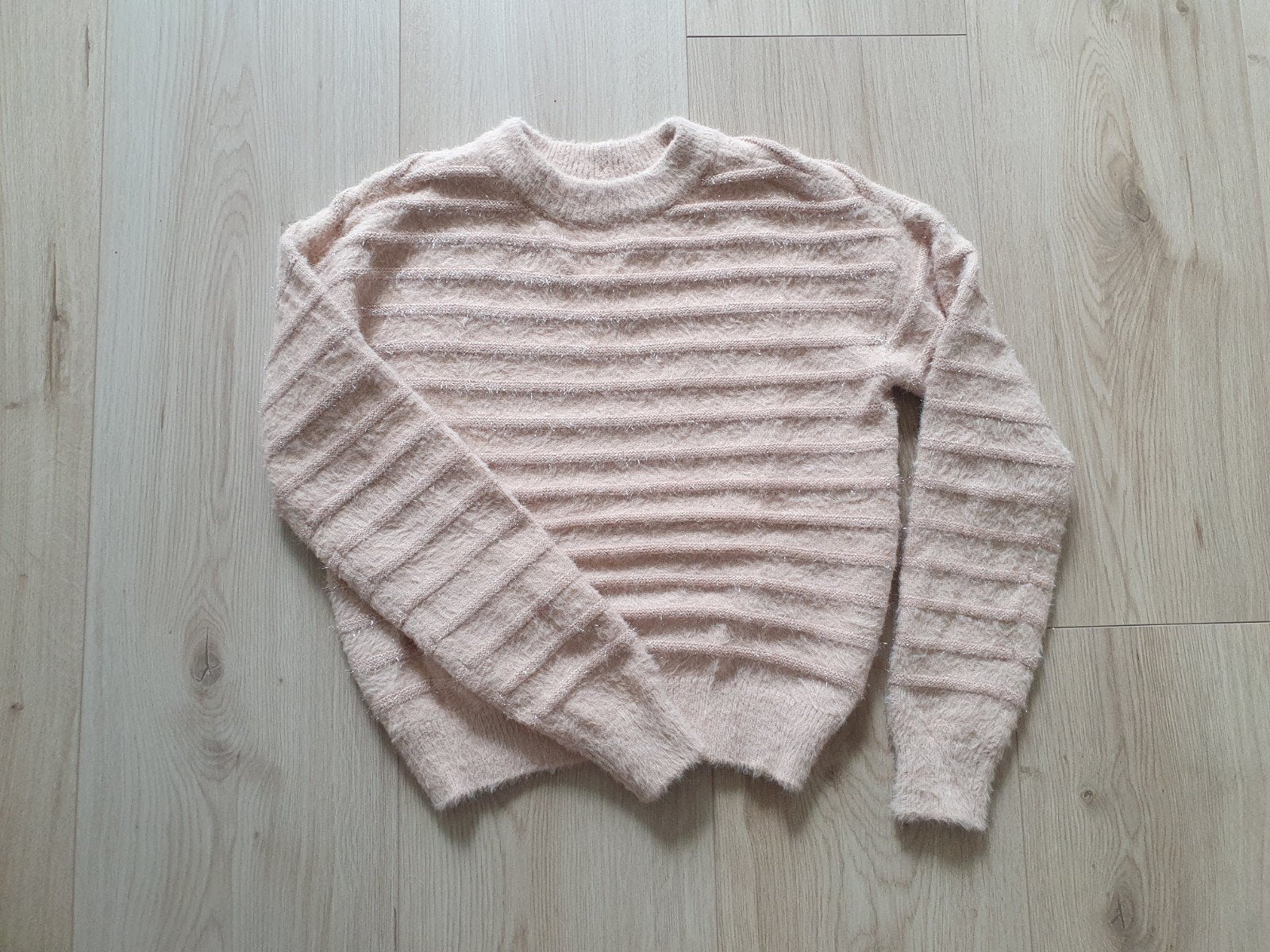 Cotton Club trui (XS) met glitters - Zo goed als nieuw, Kleding | Dames, Truien en Vesten, Beige, Ophalen of Verzenden, Zo goed als nieuw