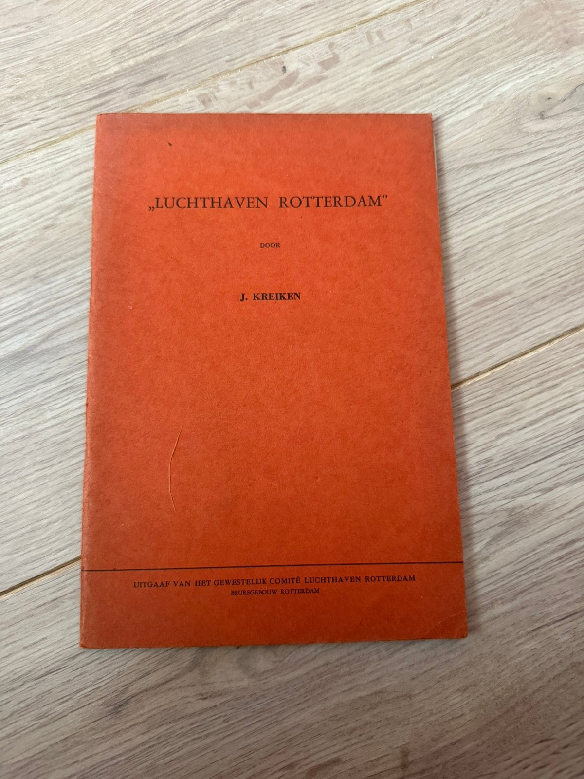 Luchthaven Rotterdam door J. Kreiken, Boeken, Ophalen of Verzenden, Gelezen