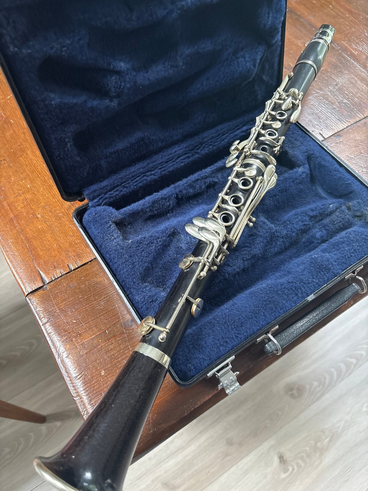 Clarinette Thibouville Frères F. De L armee Paris D Klarinet, Muziek en Instrumenten, Gebruikt, Overige typen, Ophalen of Verzenden