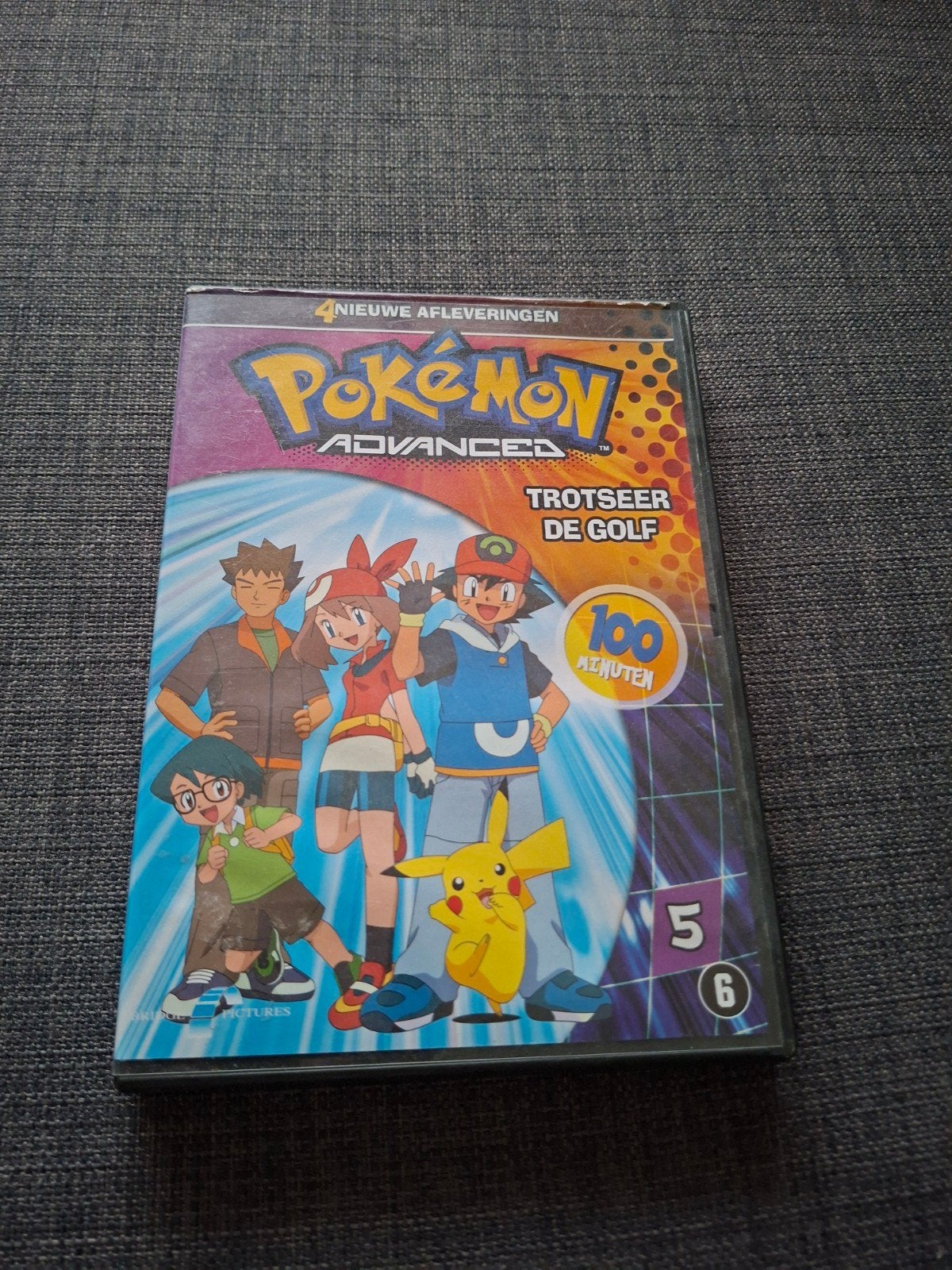 Pokémon Advanced: Trotseer de Golf DVD - 4 Afleveringe, Europees, Gebruikt, Animatie, Inclusief doosje