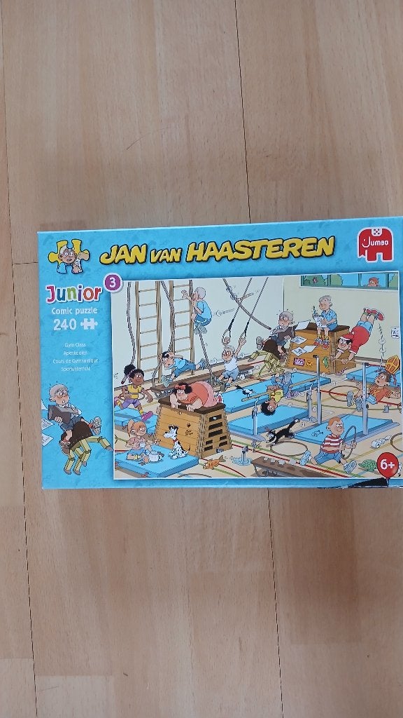 APEN KOOIEN JAN VAN HAASTEREN JUNIOR 240 stukjes, Ophalen of Verzenden, Meer dan 50 stukjes, Zo goed als nieuw, 6 jaar of ouder