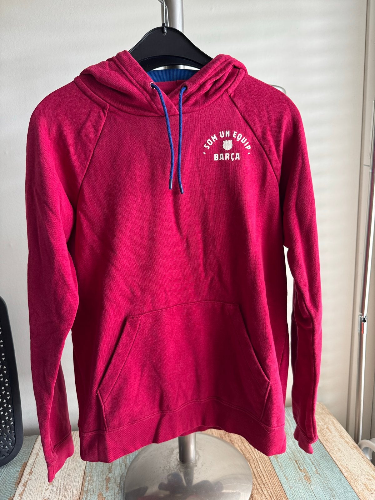 Dames Nike FC Barcelona hoodie en trainingsbroek set, Ophalen of Verzenden, Gedragen, Maat 36 (S), Rood