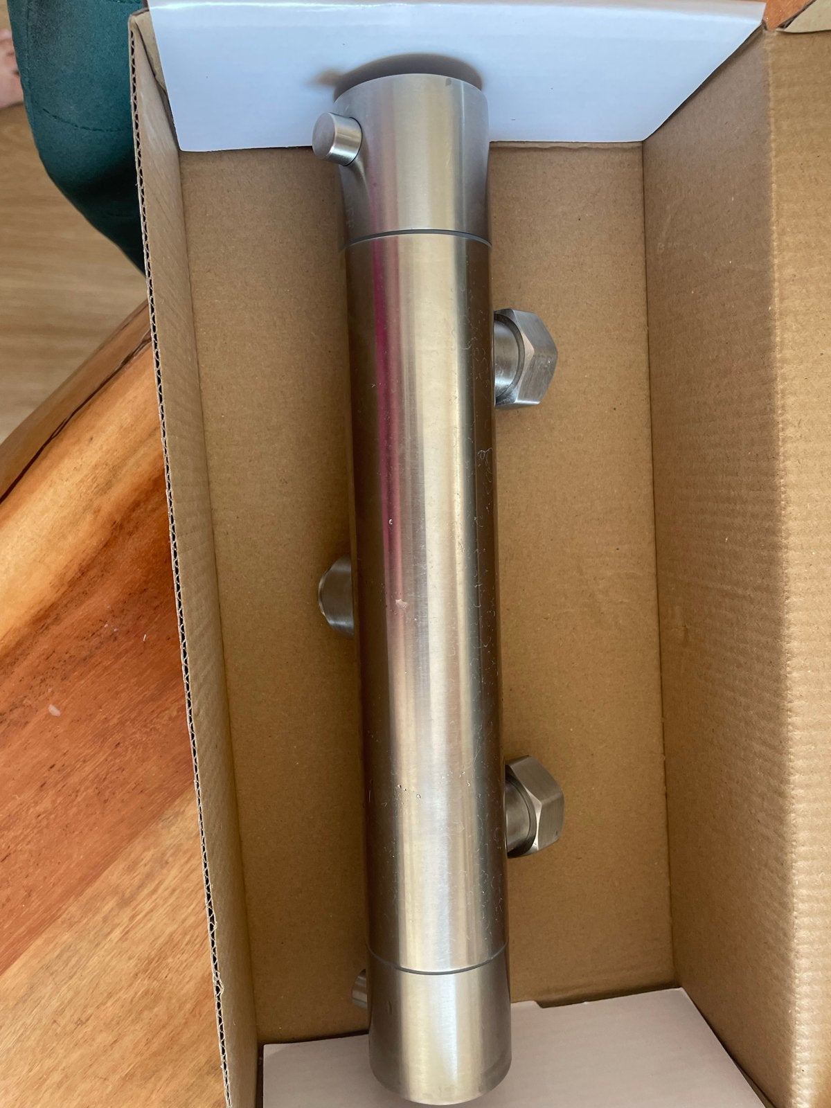 SaniClear Exclusive Thermostatische Douchekraan RVS, Doe-het-zelf en Verbouw, Sanitair, Ophalen of Verzenden, Nieuw, Rvs, Kraan