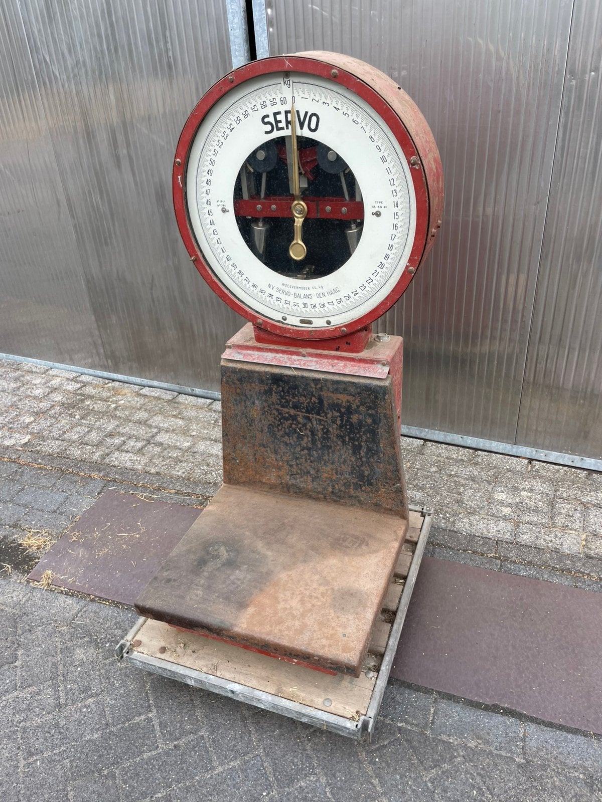 Servo-balans-denhaag, weegschaal, Ophalen, Gebruikt, Overige typen, 50 tot 100 kg