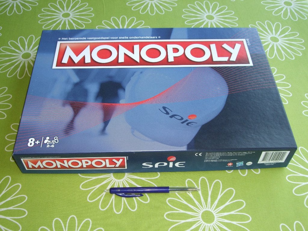 Monopoly - Spie editie - uitgegeven voor Spie Nederland, Vijf spelers of meer, Ophalen of Verzenden, Zo goed als nieuw