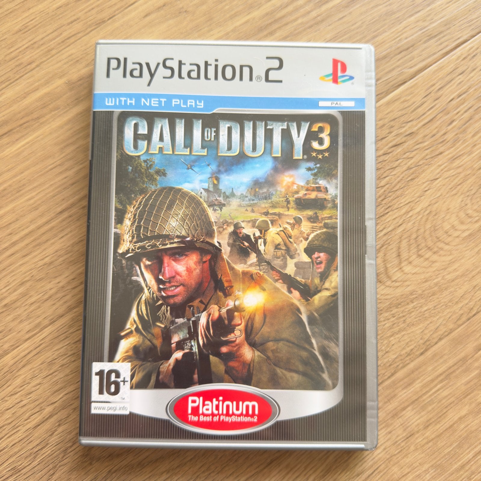Call of Duty 3 - PlayStation 2 (PS2), Online, Gebruikt, Shooter, 1 speler